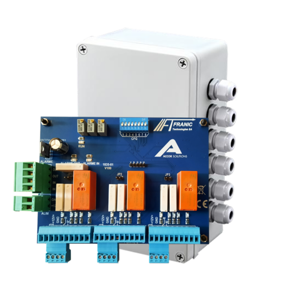 Automate de gestion de portes à effet de SAS, interverrouillage, interlocking, salle blanche, salle propre, laboratoire, pharmaceutique