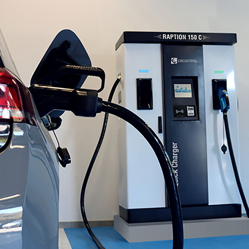 Station de recharge rapide Raption 150 kW compact - Accor Solutions