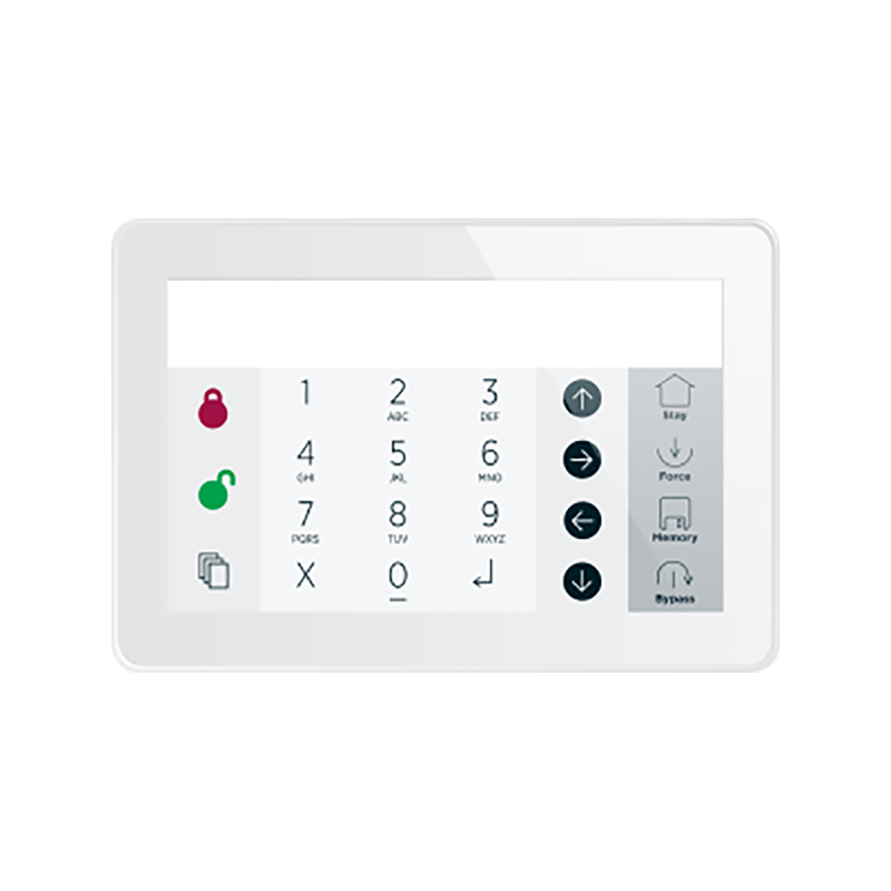 clavier alarme écran tactile ICT PRT-TS50