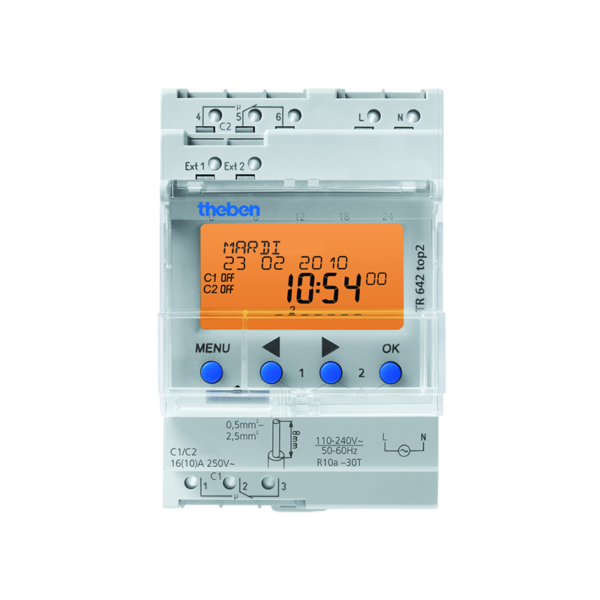 Interrupteur horaire annuel Theben TR642TOP3