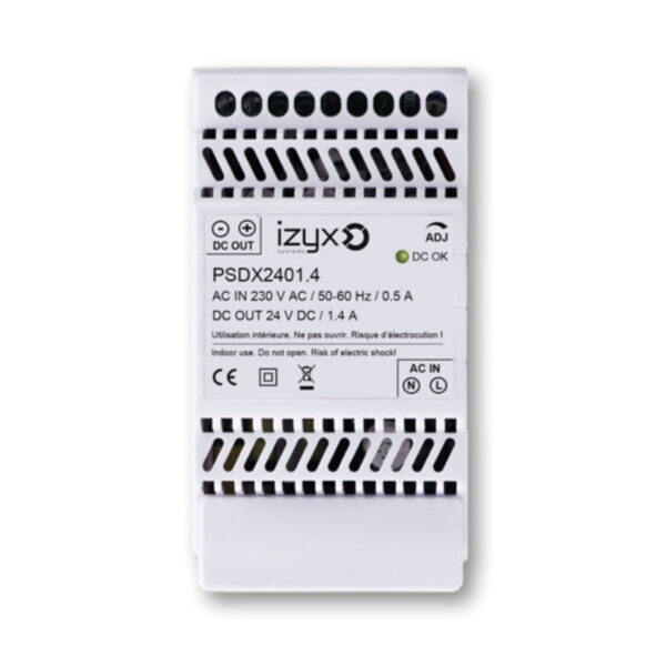 Alimentations électriques modulaires sur rail DIN 24 V IZYX PSDX2401.4