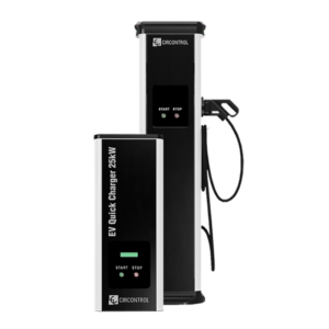 Borne et Wallbox recharge rapide voitures et camions électrique DC CCS2 25 kW Circontrol eVolve Rapid