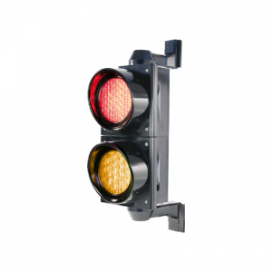Feux bicolore rouge et orange pour signalisation routière et gestion de rampe diamètre 100 mm