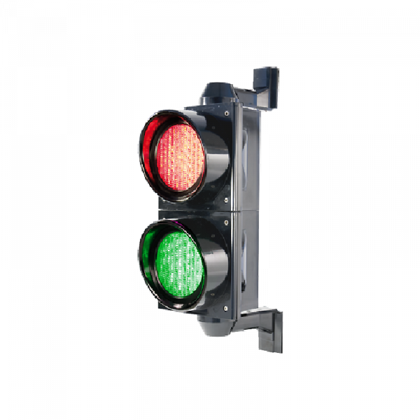 Feux bicolore rouge et vert pour signalisation routière et gestion de rampe diamètre 100 mm