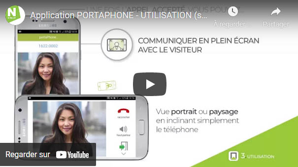 Interphone Noralsy 4G PRO v2 avec appli Portaphone by Noralsy- Accor  Solutions