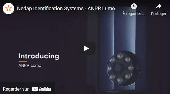 vidéo YouTube présentation Nedap ANPR Lumo